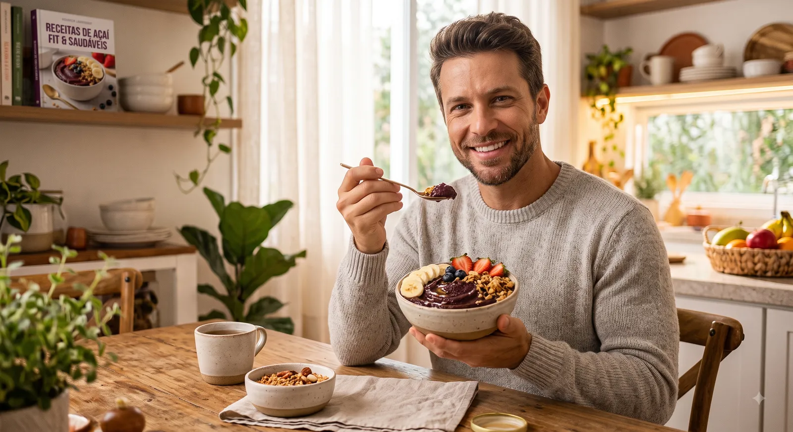 Açaí na tigela fit