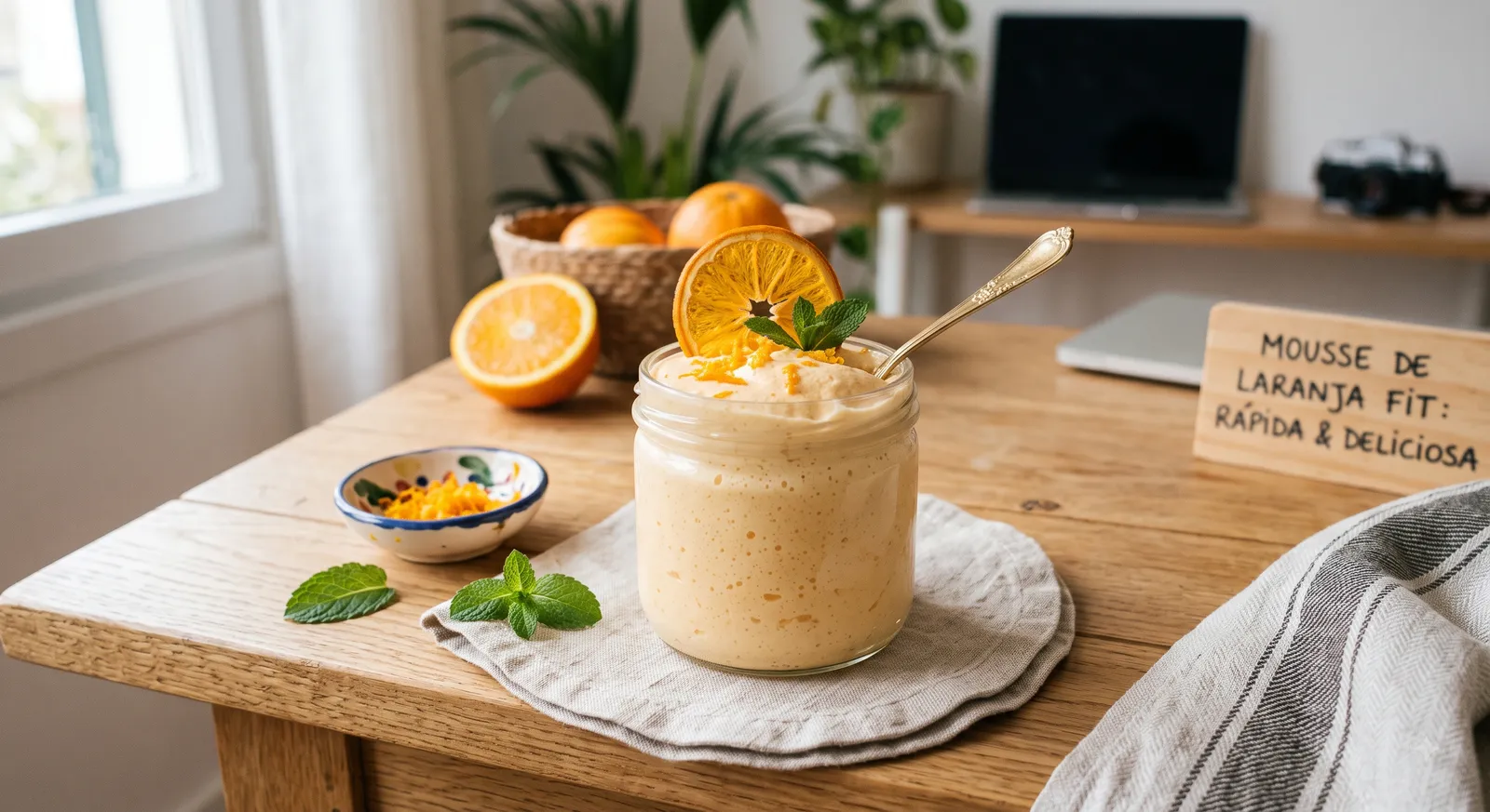 Mousse de laranja fit